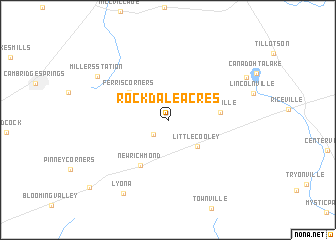 map of Rockdale Acres
