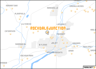 map of Rockdale Junction