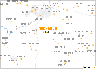 map of Rockdale