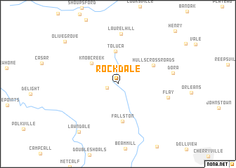 map of Rockdale