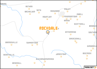 map of Rockdale