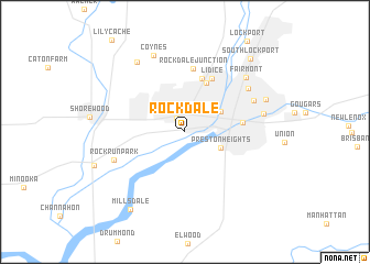 map of Rockdale