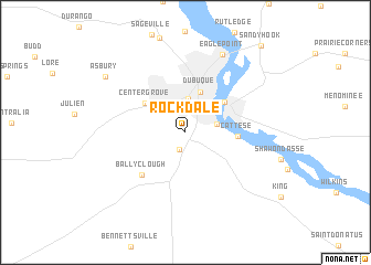 map of Rockdale