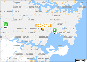 map of Rockdale