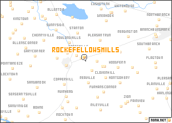 map of Rockefellows Mills