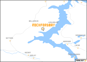 map of Rockford Bay