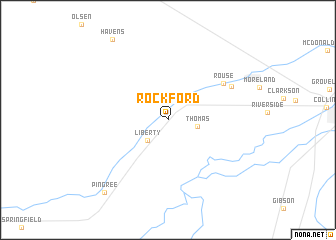 map of Rockford