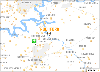 map of Rockford