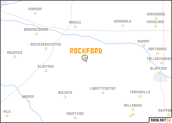 map of Rockford