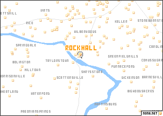 map of Rock Hall