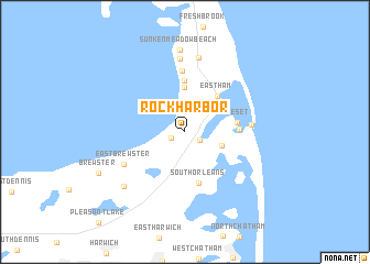 map of Rock Harbor