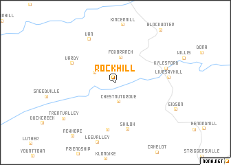 map of Rock Hill