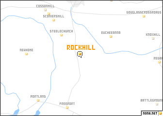 map of Rock Hill