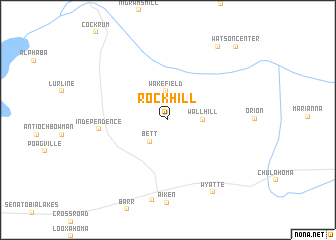 map of Rockhill