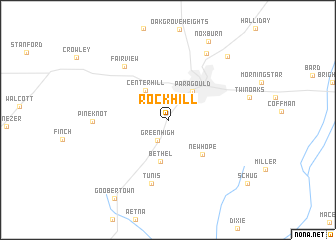 map of Rock Hill