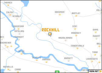 map of Rock Hill