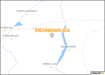 map of Rock House Place