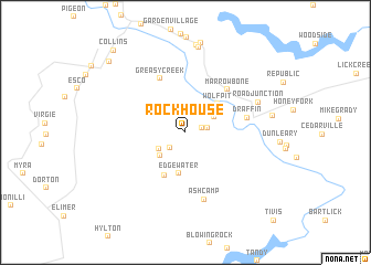 map of Rockhouse