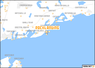 map of Rock Landing