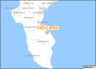 map of Rocklands