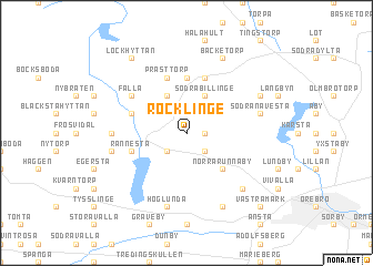 map of Röcklinge