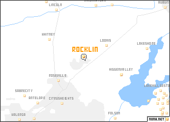 map of Rocklin