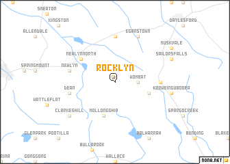 map of Rocklyn