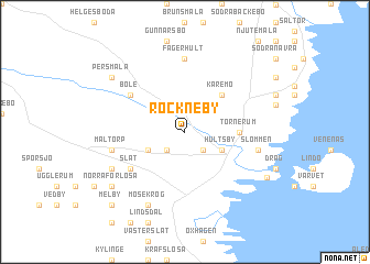 map of Rockneby