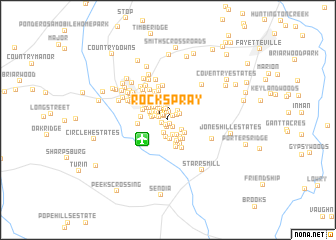 map of Rockspray