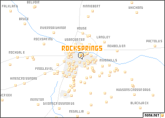 map of Rock Springs