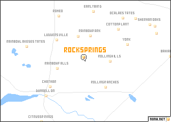 map of Rocksprings