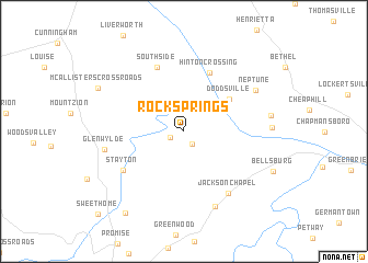 map of Rock Springs