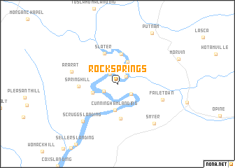 map of Rock Springs