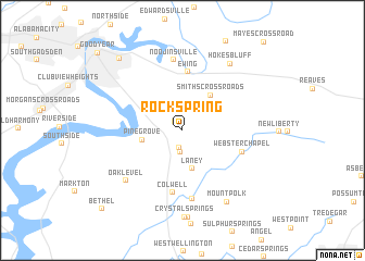 map of Rock Spring