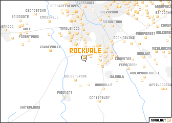 map of Rockvale