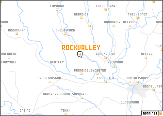 map of Rock Valley