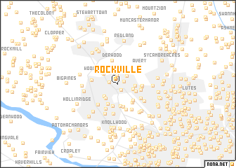 map of Rockville