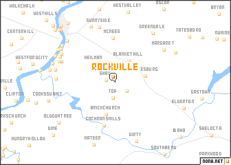 map of Rockville