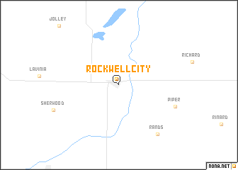 map of Rockwell City