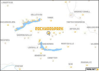 map of Rockwood Park