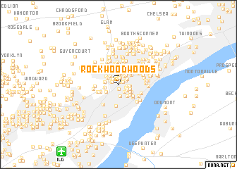 map of Rockwood Woods