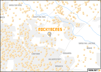 map of Rocky Acres