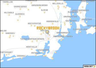 map of Rocky Brook