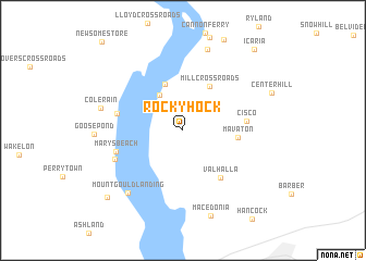 map of Rockyhock