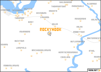 map of Rocky Hook