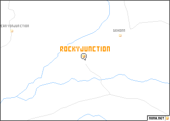map of Rocky Junction