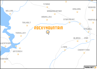 map of Rocky Mountain