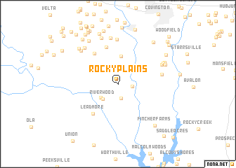 map of Rocky Plains