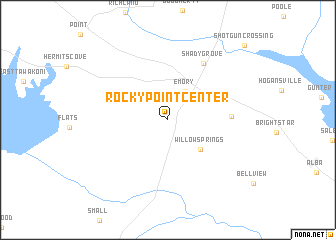 map of Rocky Point Center