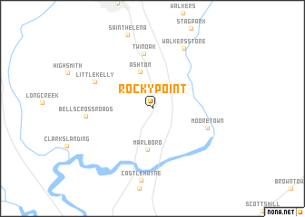 map of Rocky Point